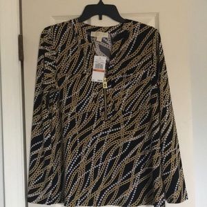 MK blouse size small